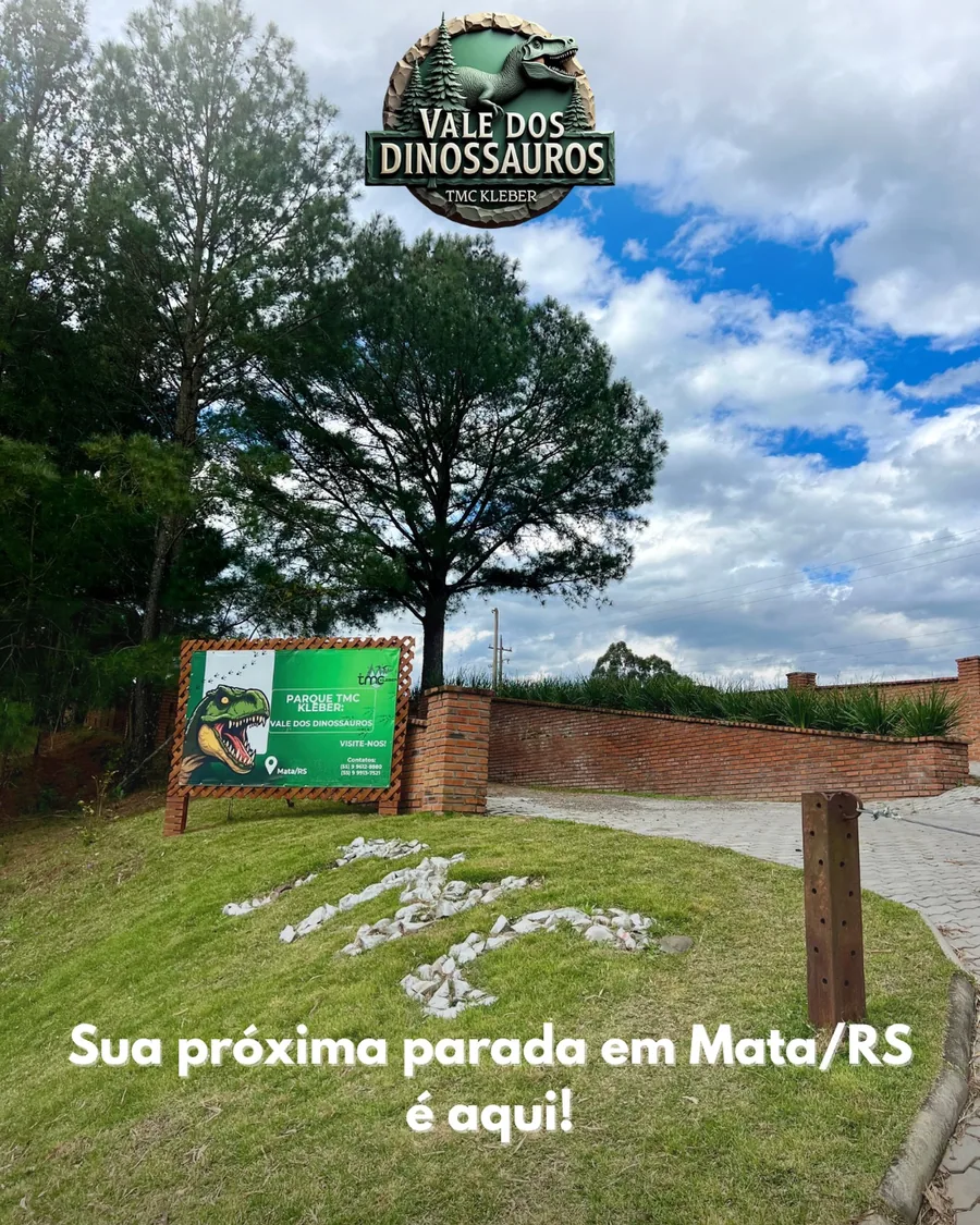 Sabe onde nos encontrar? A gente te conta! 📍🦕✨ O Vale dos Dinossauros fica localizado no Parque TMC Kleber…